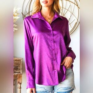 Worthington womens long sleeve button down blouse size XL